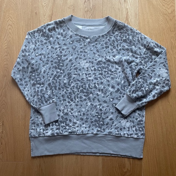NWT AERIE OVERSIZED LEOPARD SWEATER - XS - Picture 8 of 15